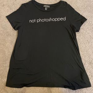 Novelty black Tshirt size XL